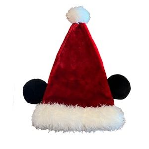 walt disney world adjustable mickey mouse santa hat